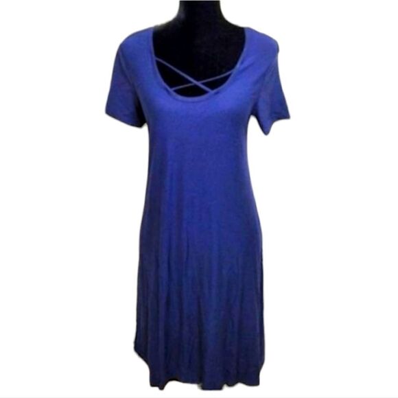 Front Detailed "Cut and Sew" Philosophy Dress - Picture 1 of 7
